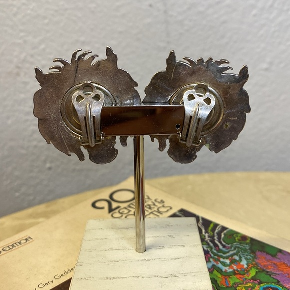 Lion Clip-on Earrings - Picture 2 of 2